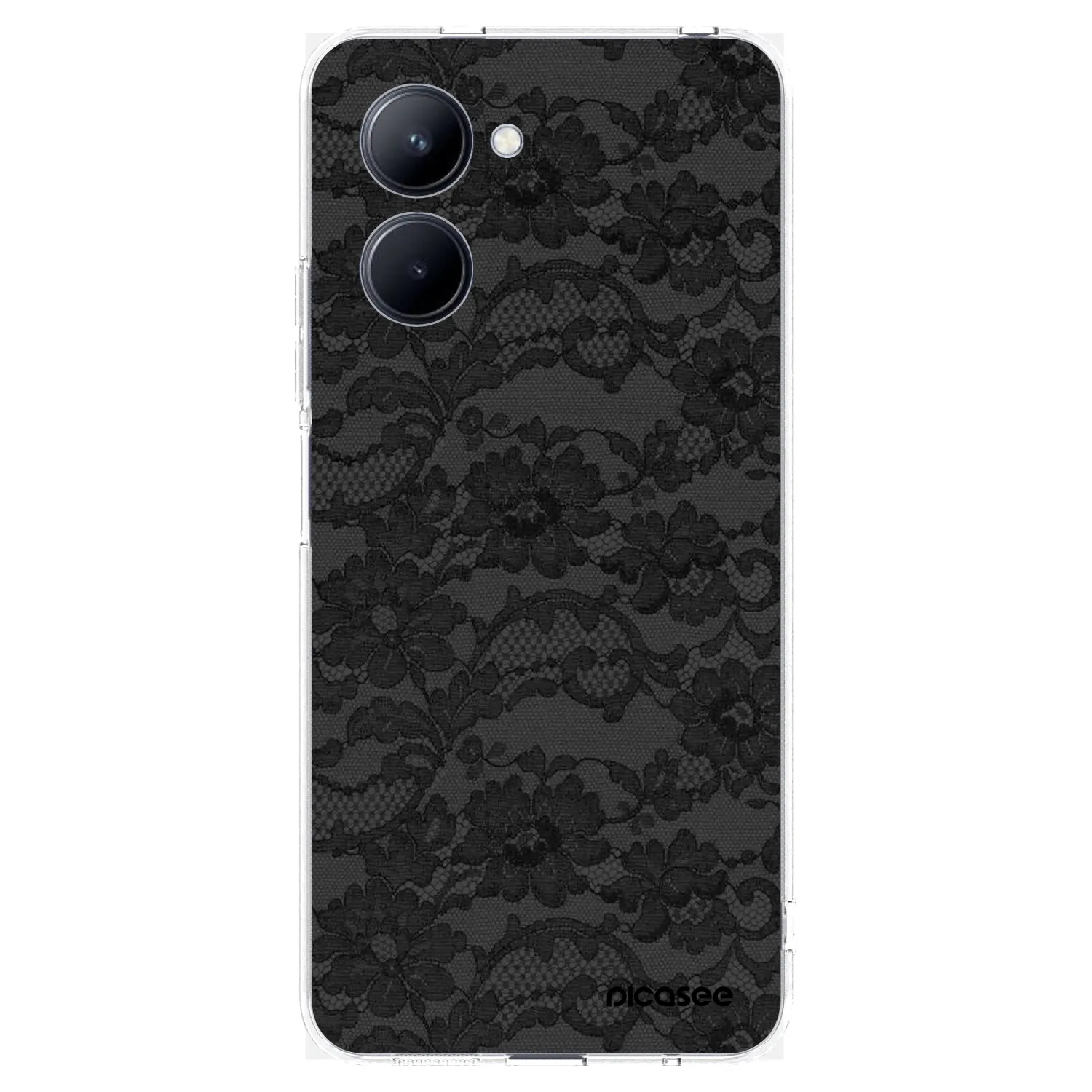 Picasee Realme C33 (2023) Hülle - Transparentes Silikon - Dark Elegance