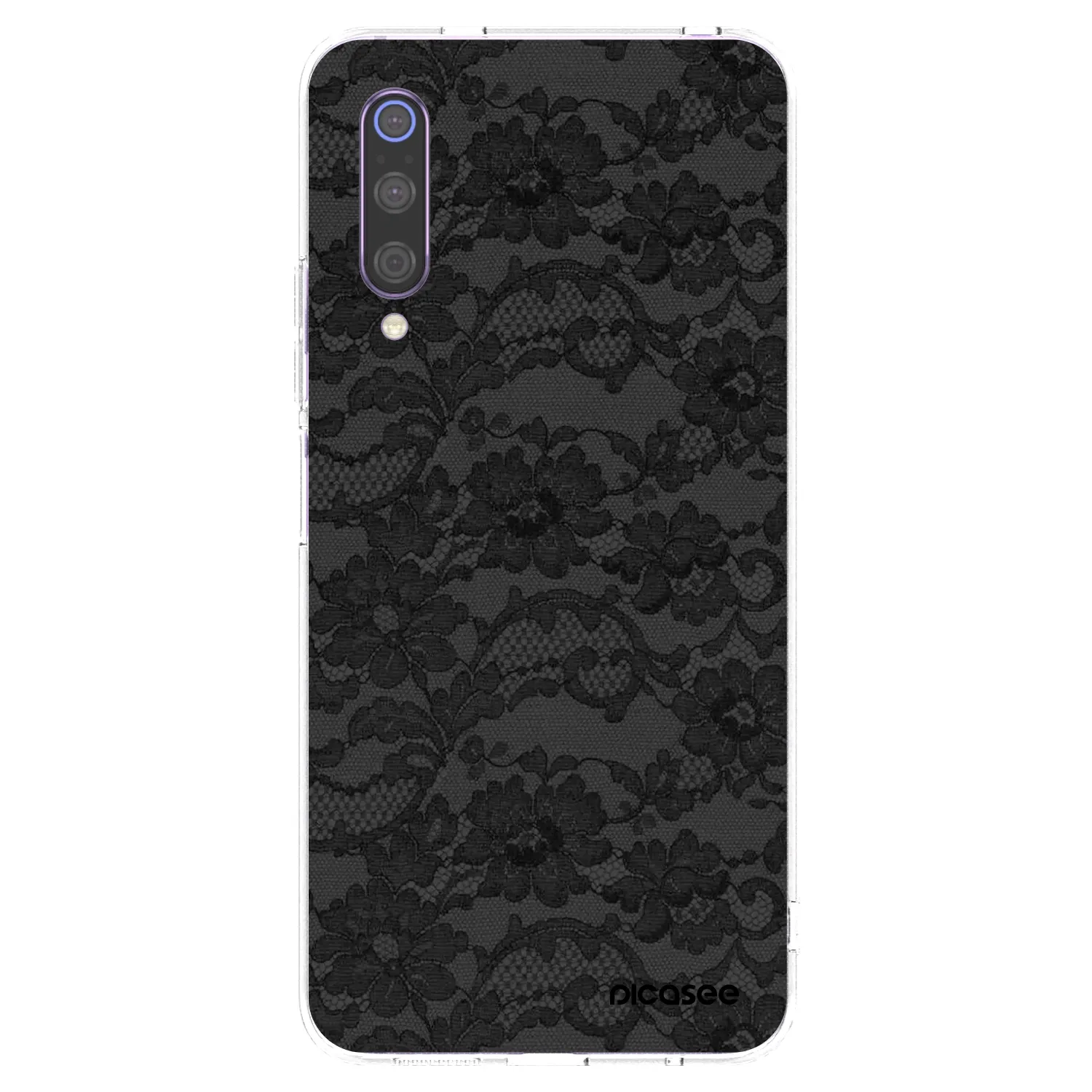 Picasee Xiaomi Mi 9 Hülle - Transparentes Silikon - Dark Elegance