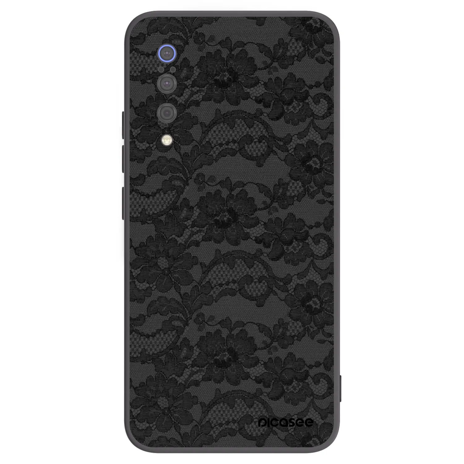 Picasee Xiaomi Mi 9 Hülle - Schwarzes Silikon - Dark Elegance