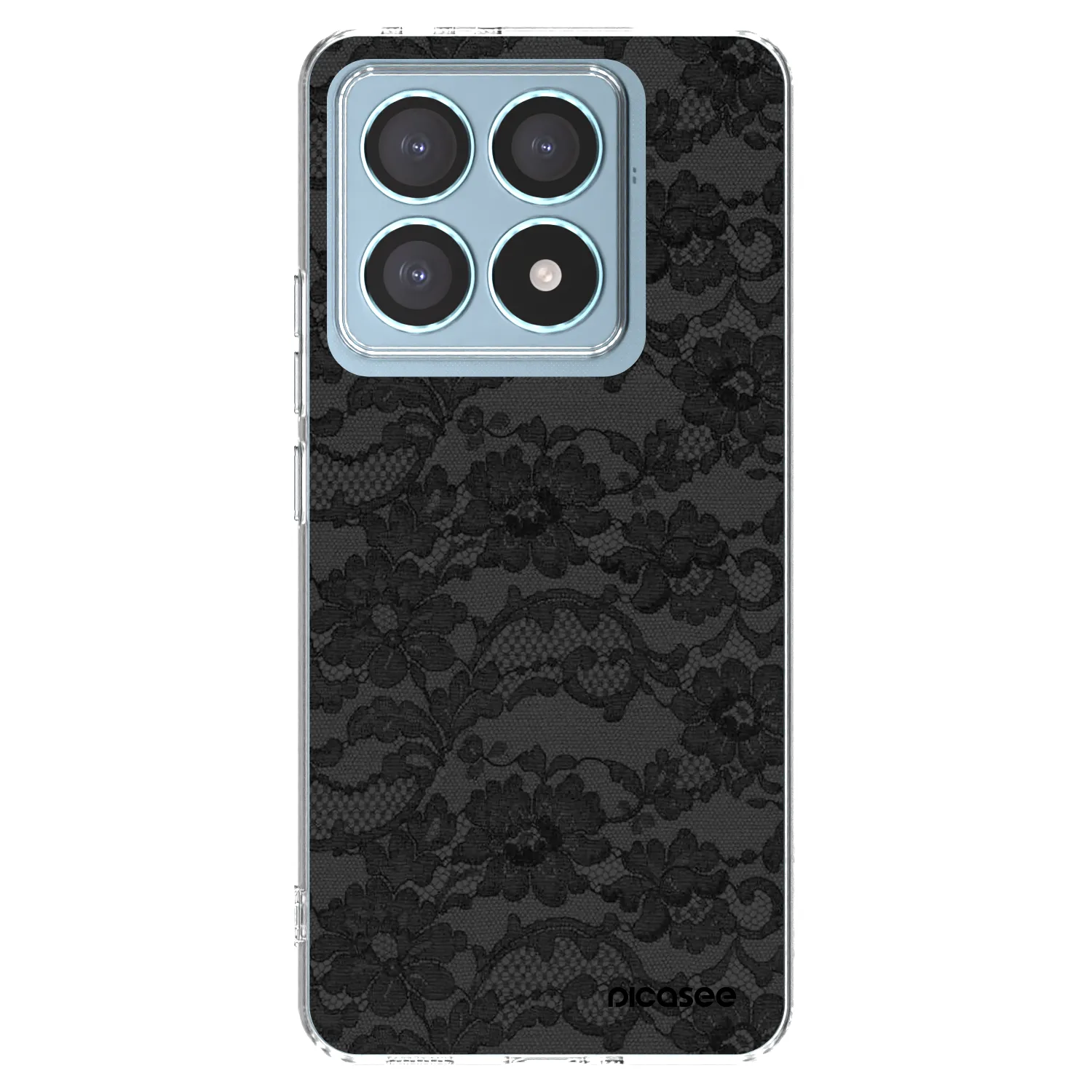 Picasee Xiaomi 14T Pro Hülle - Transparentes Silikon - Dark Elegance