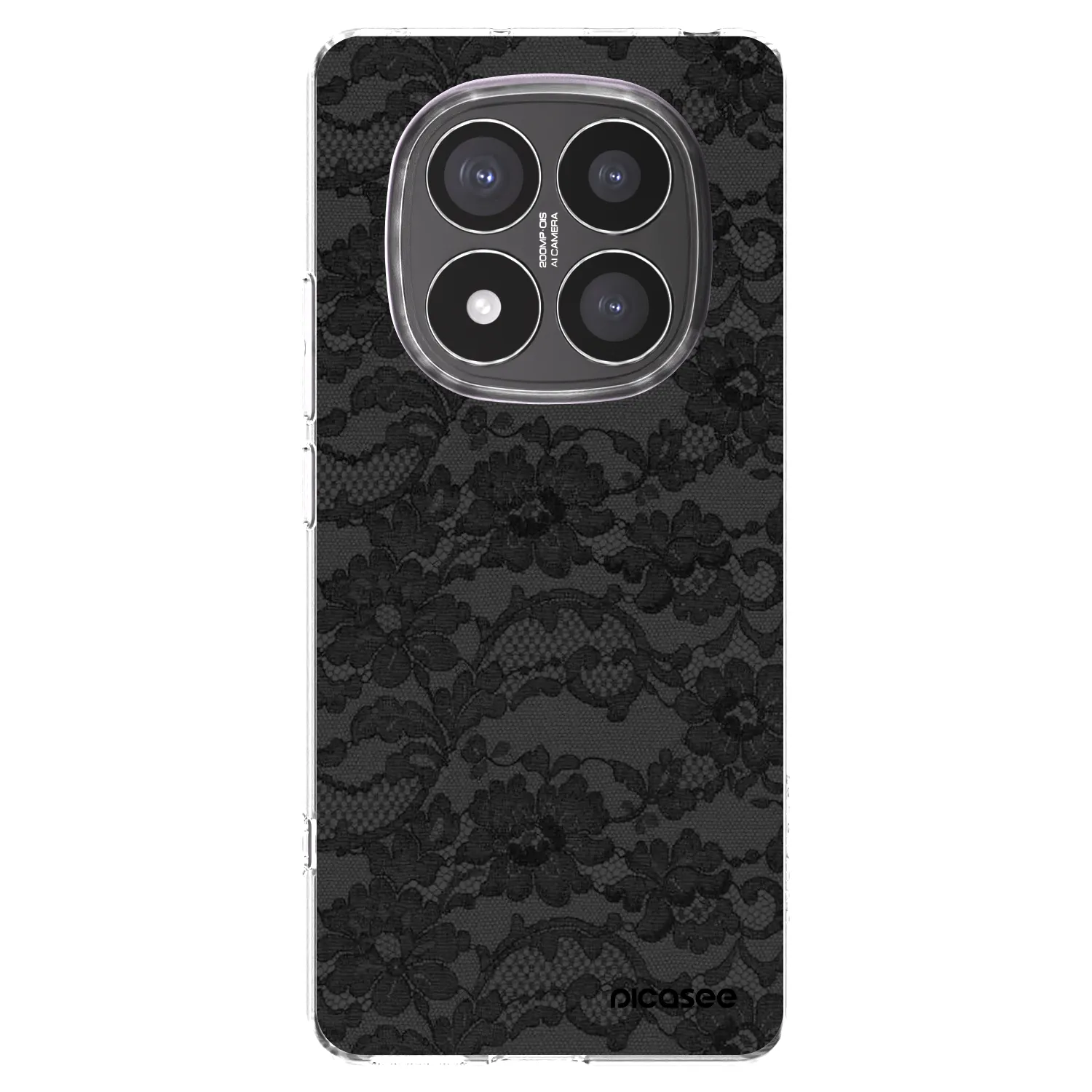 Picasee Xiaomi Redmi Note 14 Pro+ 5G Hülle - Transparentes Silikon - Dark Elegance