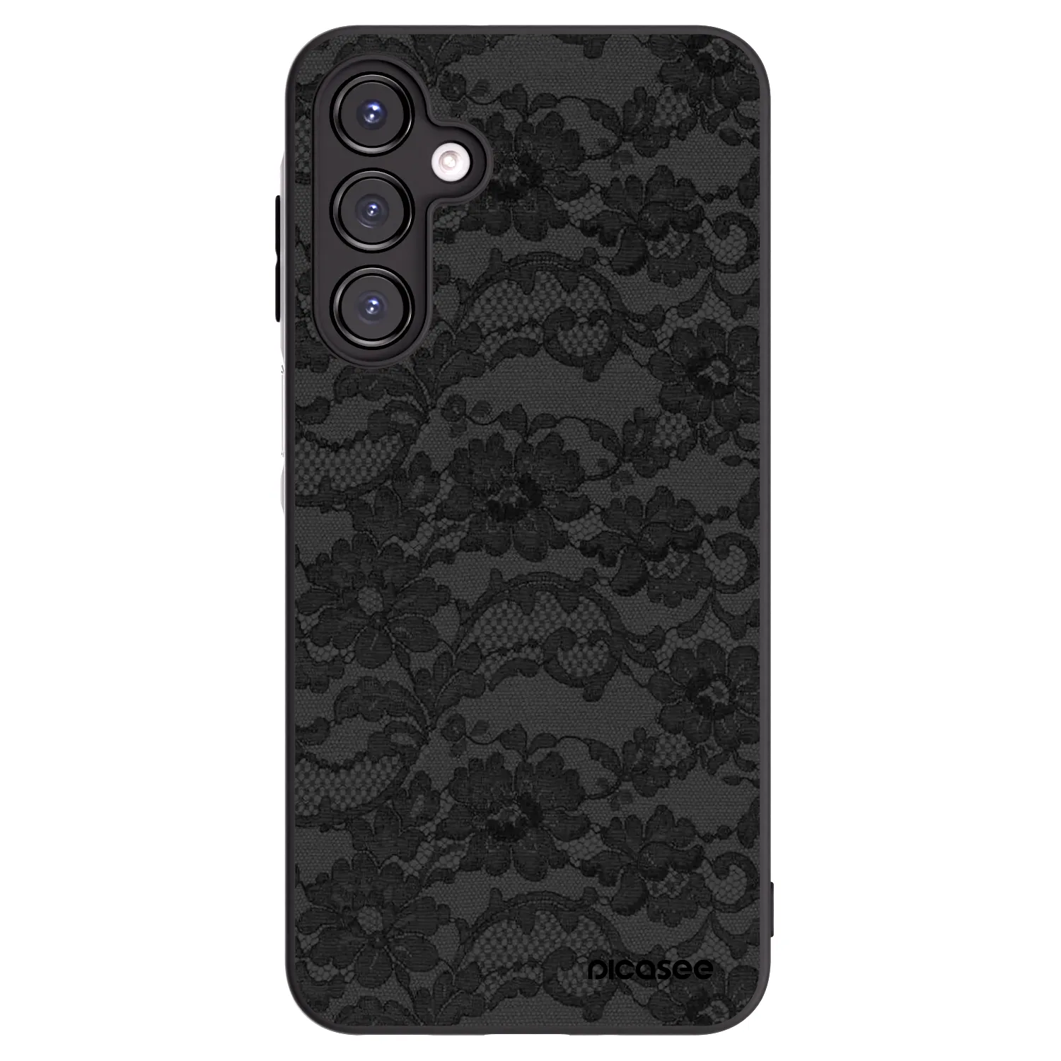 Picasee Samsung Galaxy A16 5G Hülle - Schwarzes Silikon - Dark Elegance