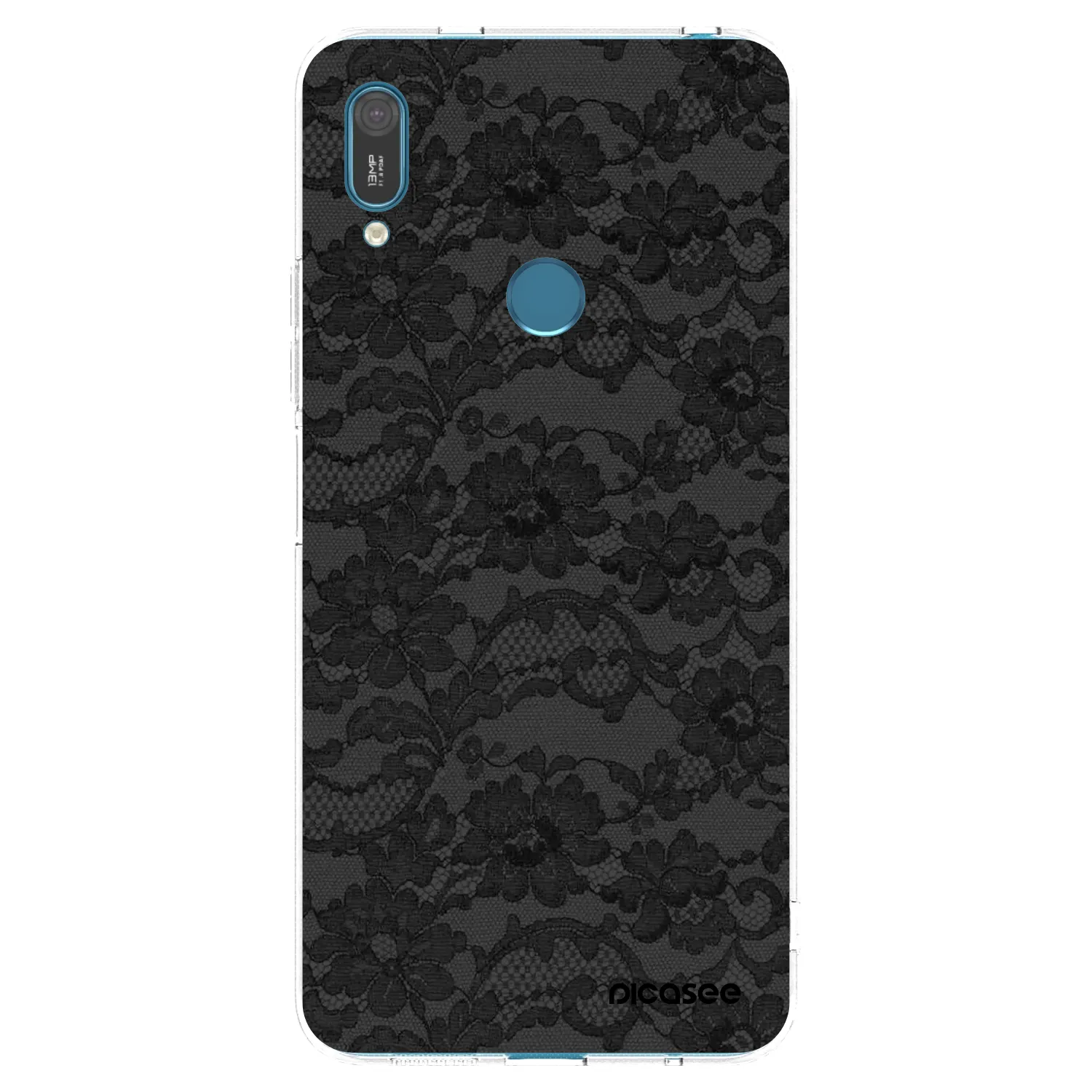 Picasee Huawei Y7 2019 Hülle - Transparentes Silikon - Dark Elegance