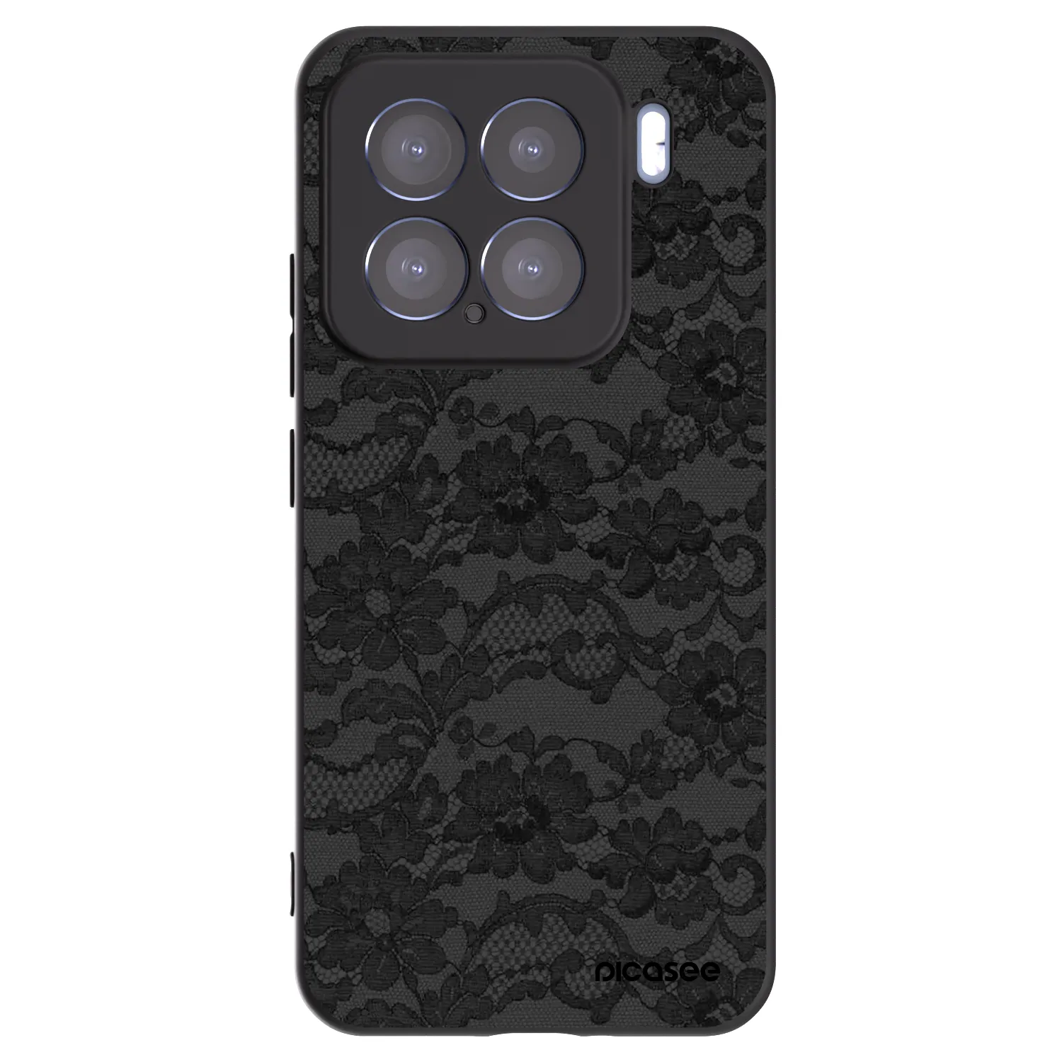 Picasee Xiaomi 15 Hülle - Schwarzes Silikon - Dark Elegance