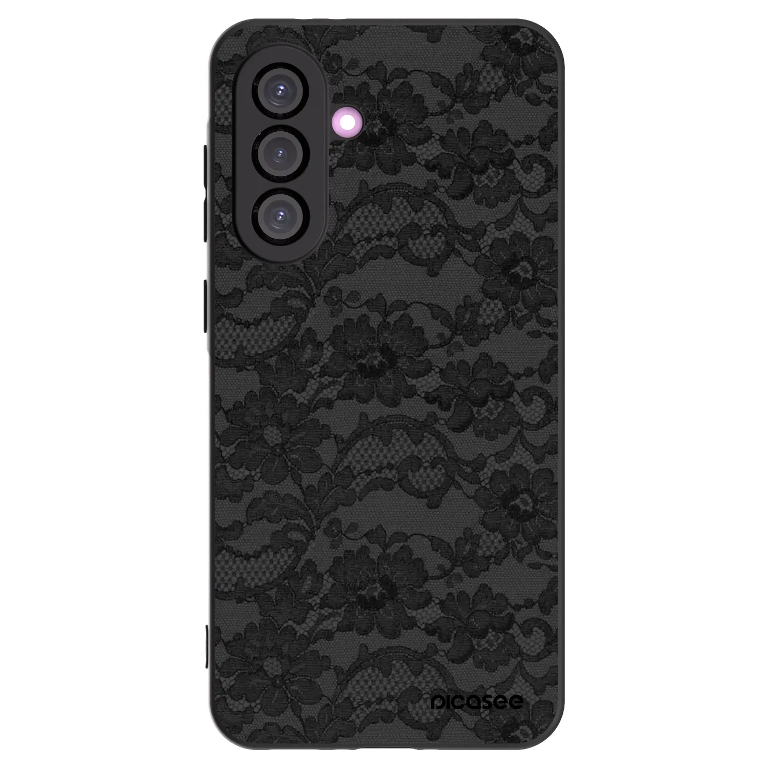 Picasee Samsung Galaxy A36 5G Hülle - Schwarzes Silikon - Dark Elegance