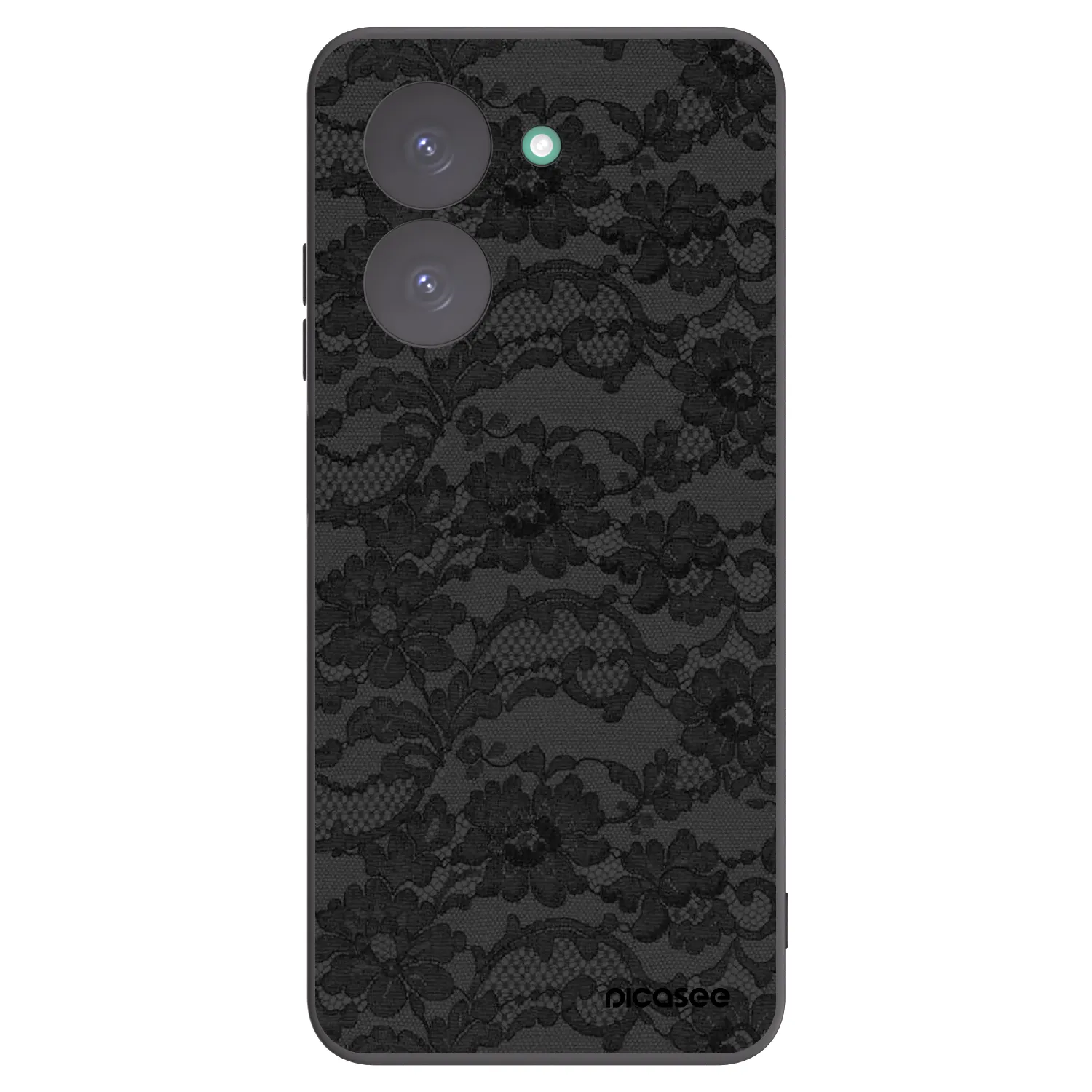 Picasee Xiaomi Redmi A5 Hülle - Schwarzes Silikon - Dark Elegance