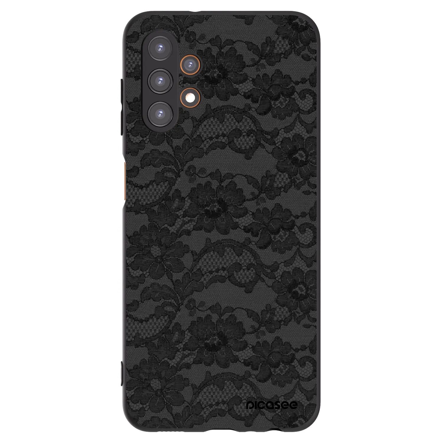 Picasee Samsung Galaxy A13 5G Hülle - Schwarzes Silikon - Dark Elegance
