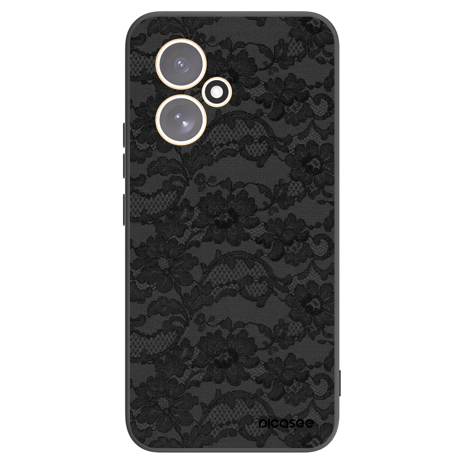 Picasee Honor 400 5G Hülle - Schwarzes Silikon - Dark Elegance