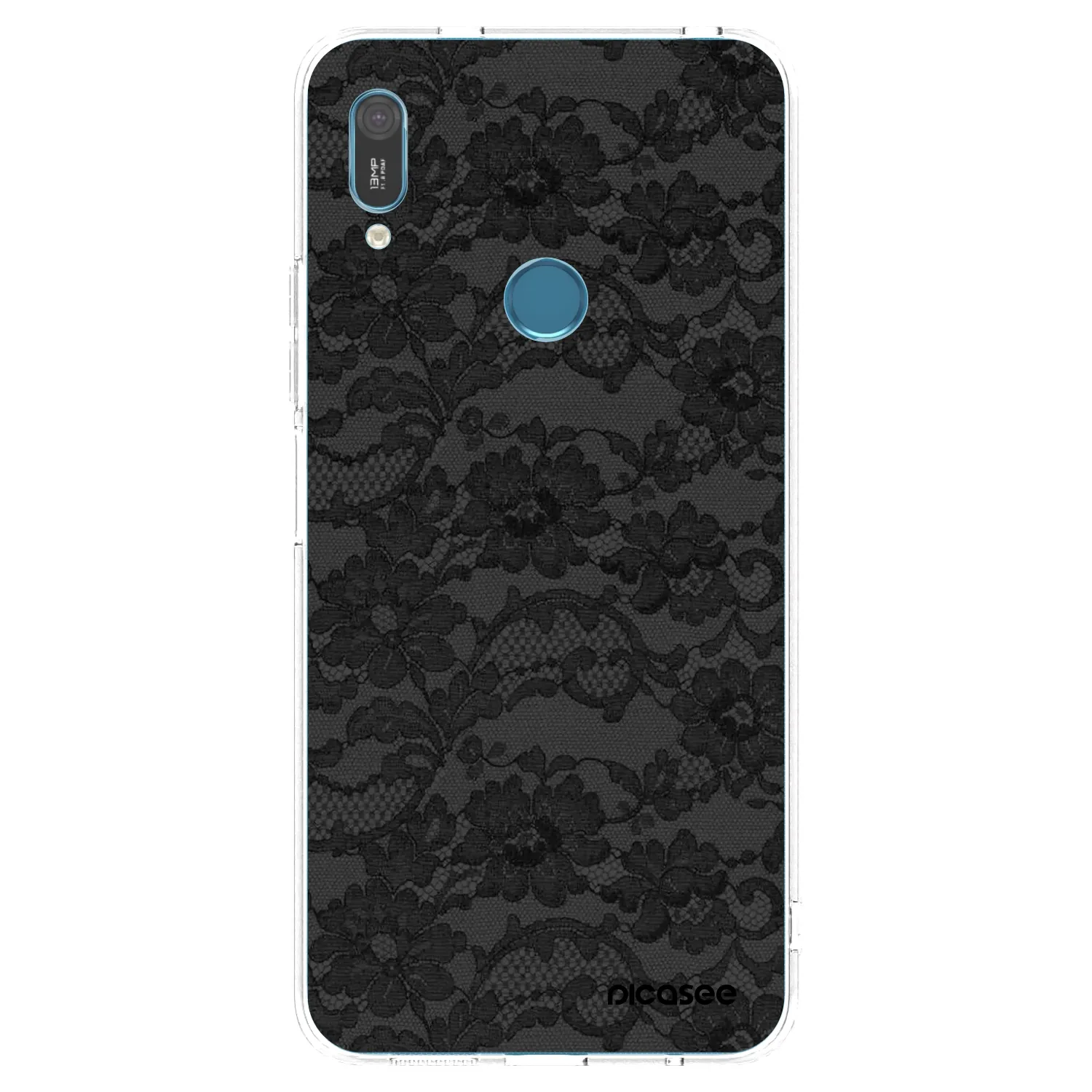 Picasee Huawei Y6 2019 Hülle - Transparentes Silikon - Dark Elegance