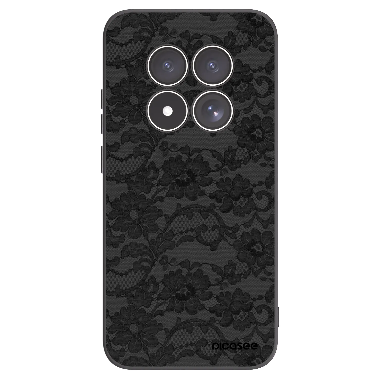 Picasee Xiaomi Redmi Note 15 Pro 4G Hülle - Schwarzes Silikon - Dark Elegance