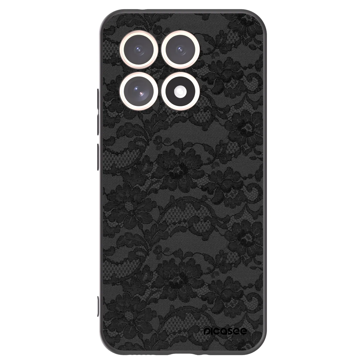 Picasee Xiaomi 15T Hülle - Schwarzes Silikon - Dark Elegance