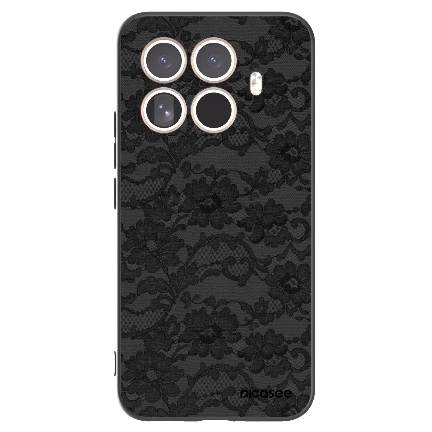 Picasee Xiaomi 15T Pro Hülle - Schwarzes Silikon - Dark Elegance