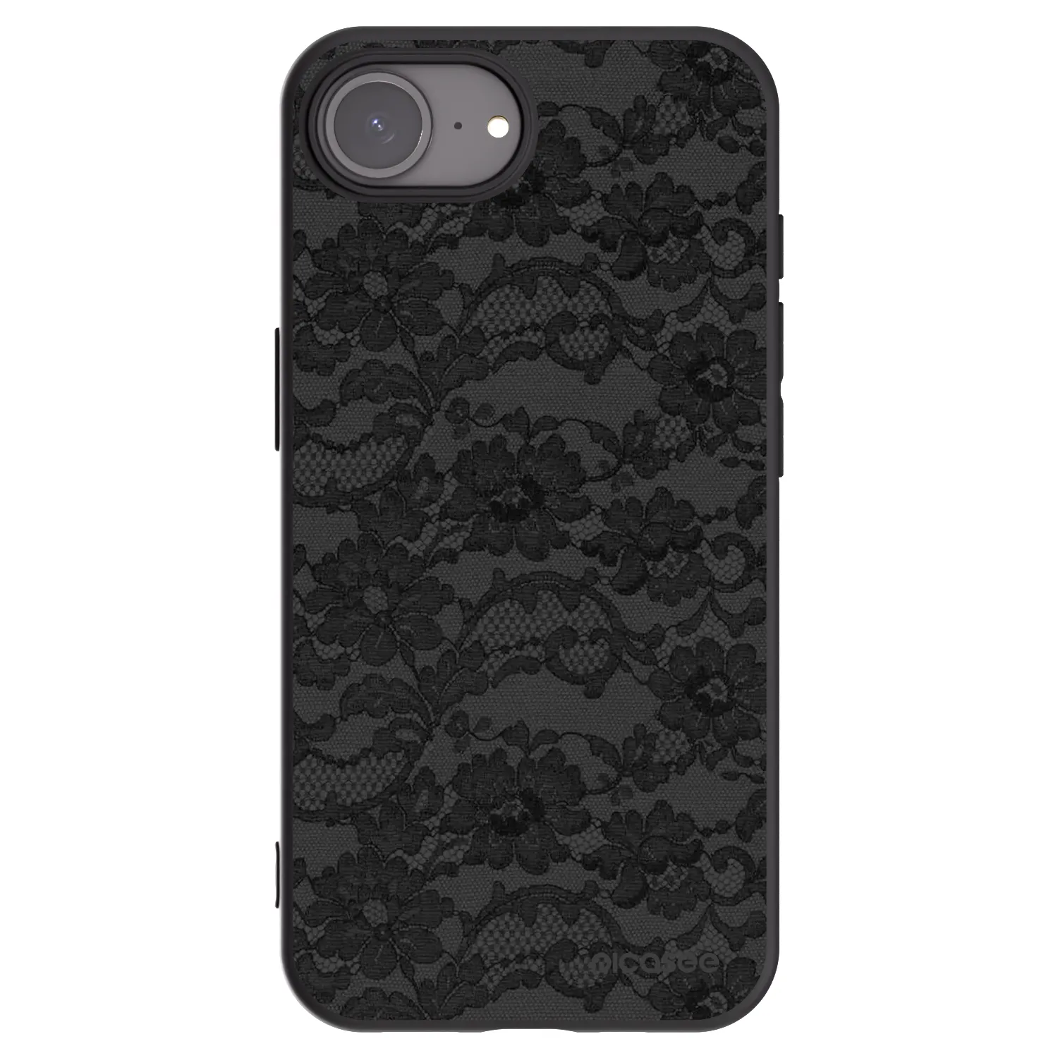 Picasee Apple iPhone 17e Hülle - Schwarzes Silikon - Dark Elegance