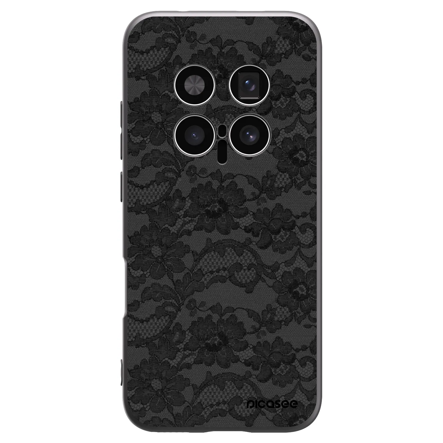 Picasee Honor Magic8 Pro 5G Hülle - Schwarzes Silikon - Dark Elegance
