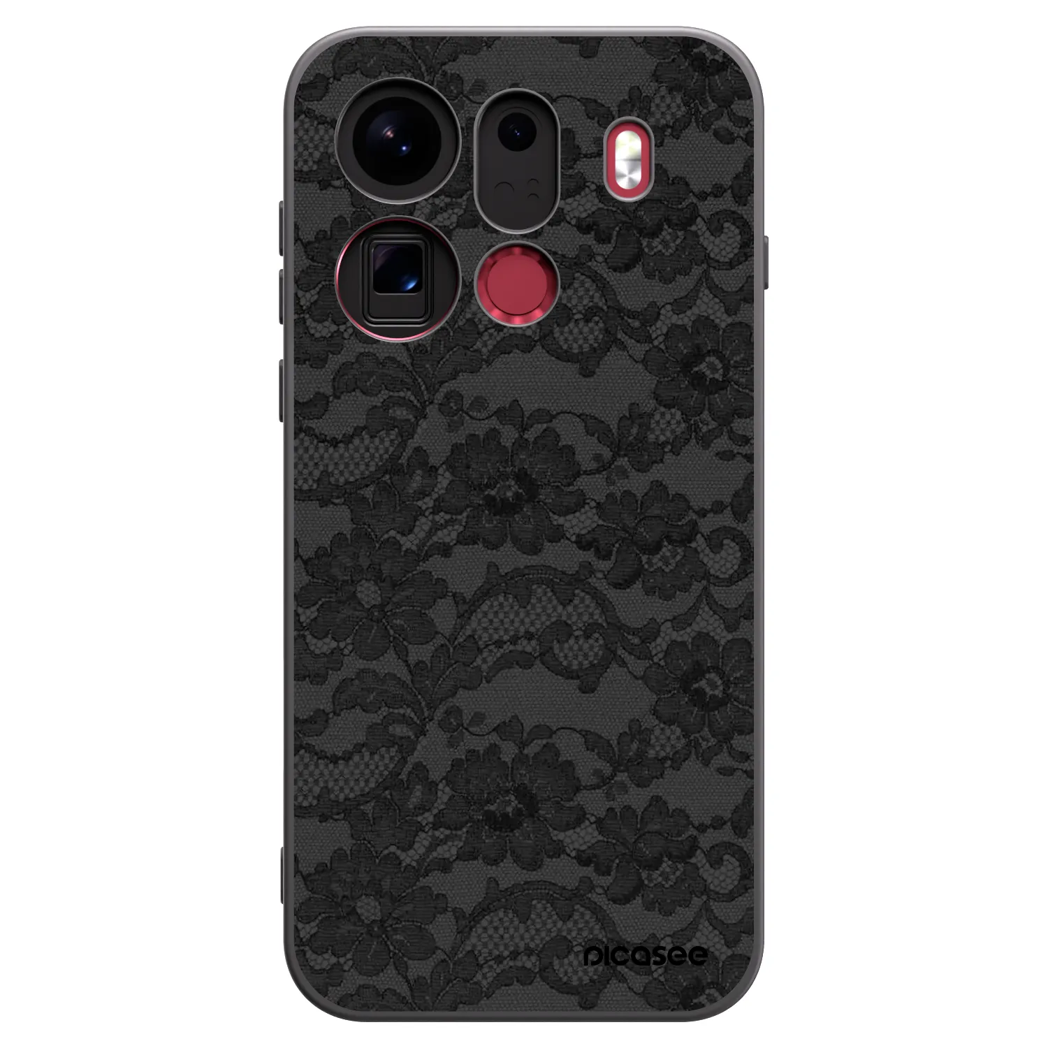 Picasee OPPO Find X9 Pro Hülle - Schwarzes Silikon - Dark Elegance
