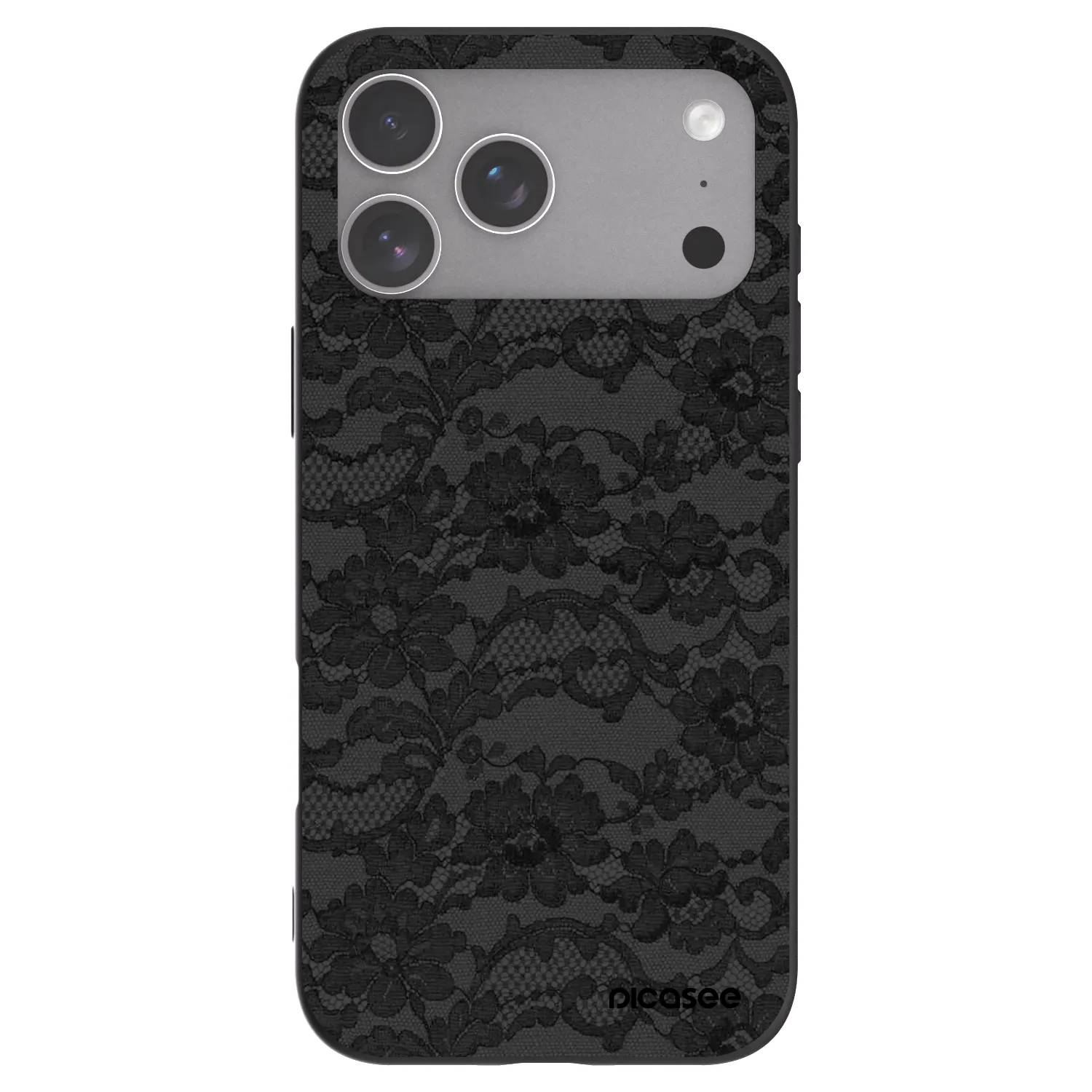 Picasee Apple iPhone 18 Pro Max Hülle - Schwarzes Silikon - Dark Elegance