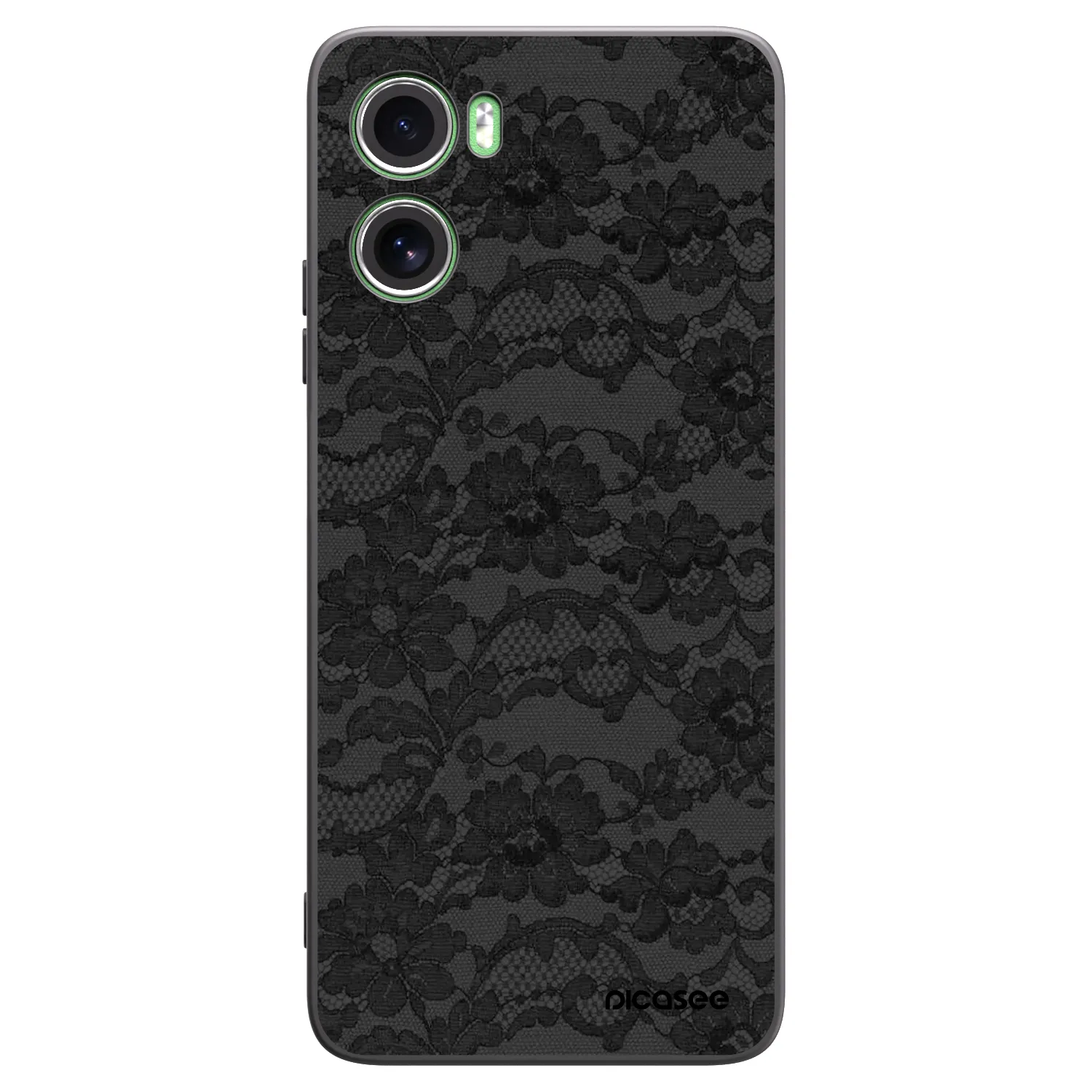 Picasee Motorola Moto G06 Hülle - Schwarzes Silikon - Dark Elegance