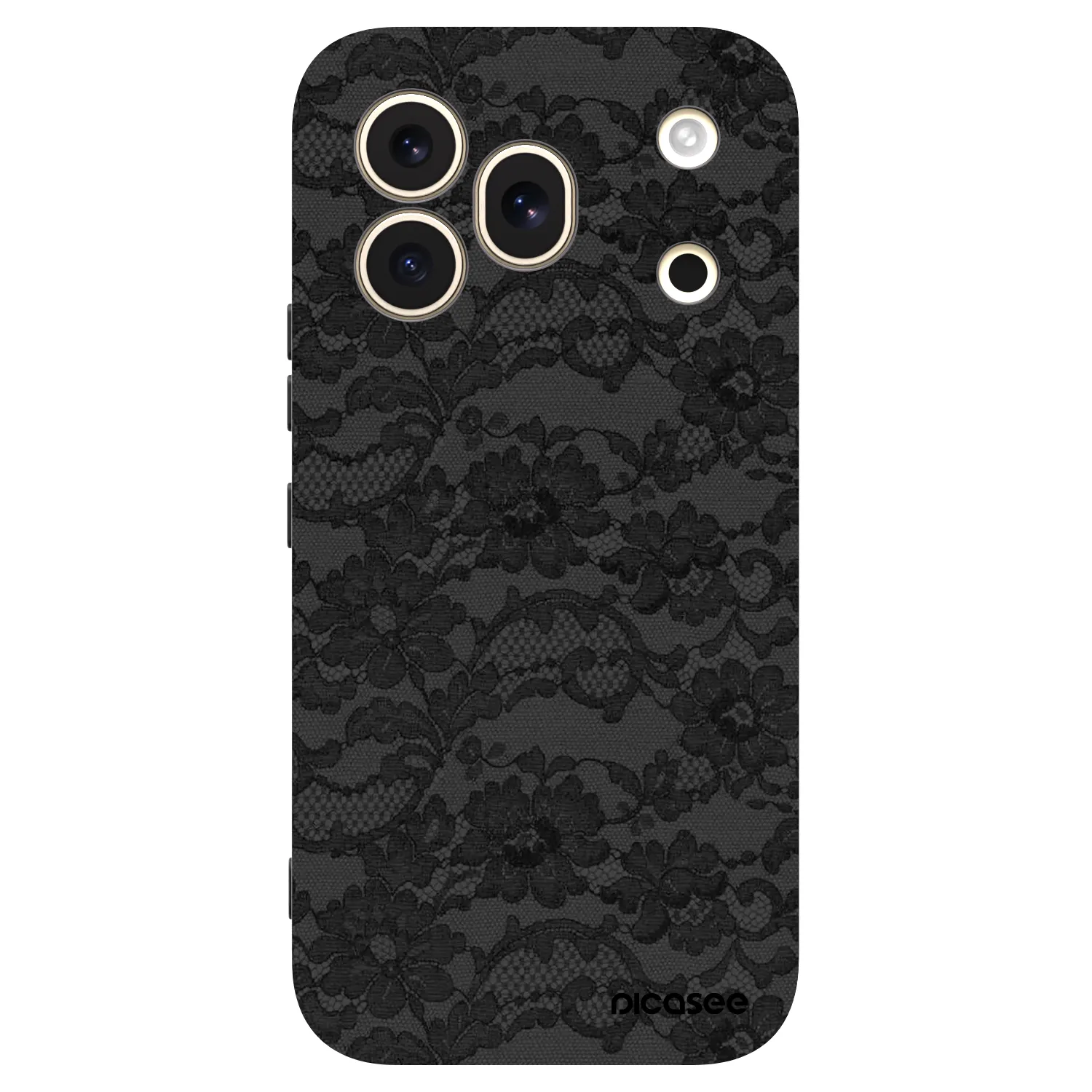 Picasee Honor 600 Pro Hülle - Schwarzes Silikon - Dark Elegance