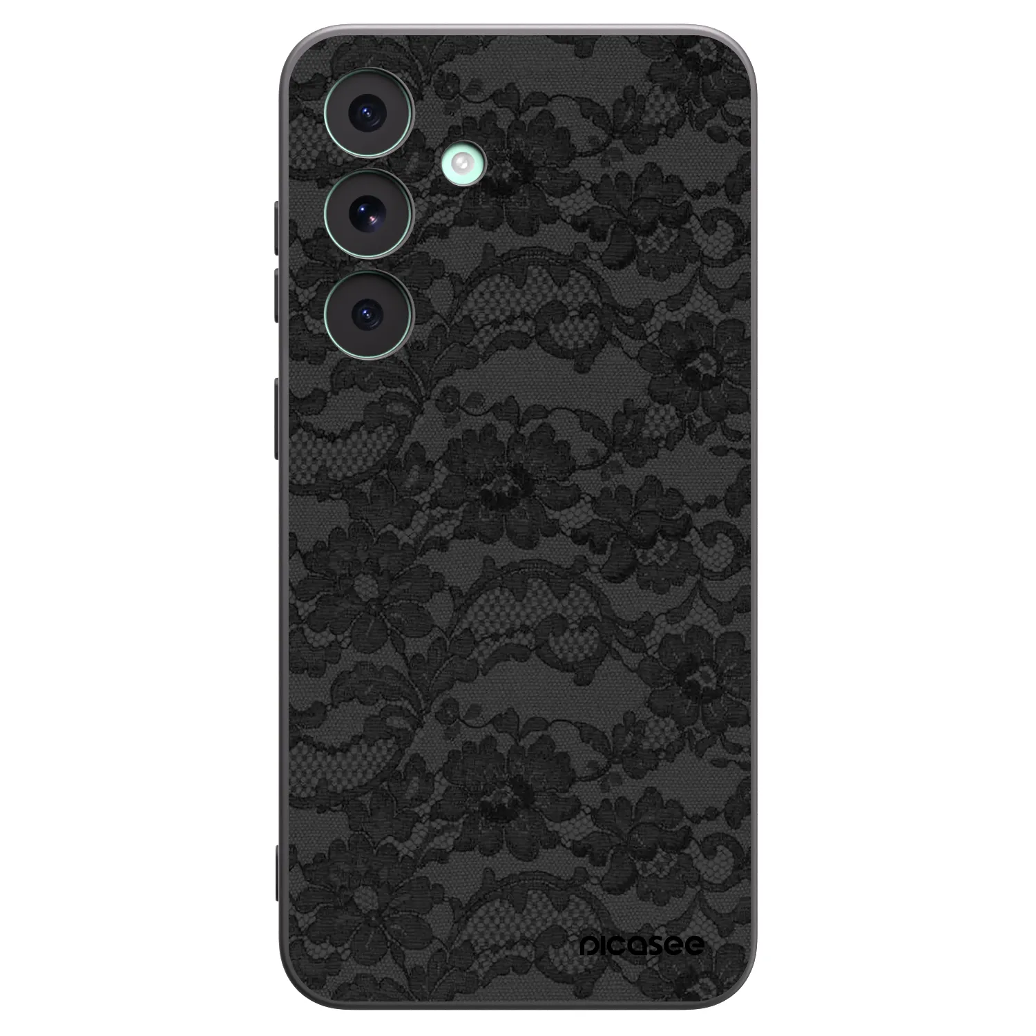 Picasee Samsung Galaxy S26 FE Hülle - Schwarzes Silikon - Dark Elegance