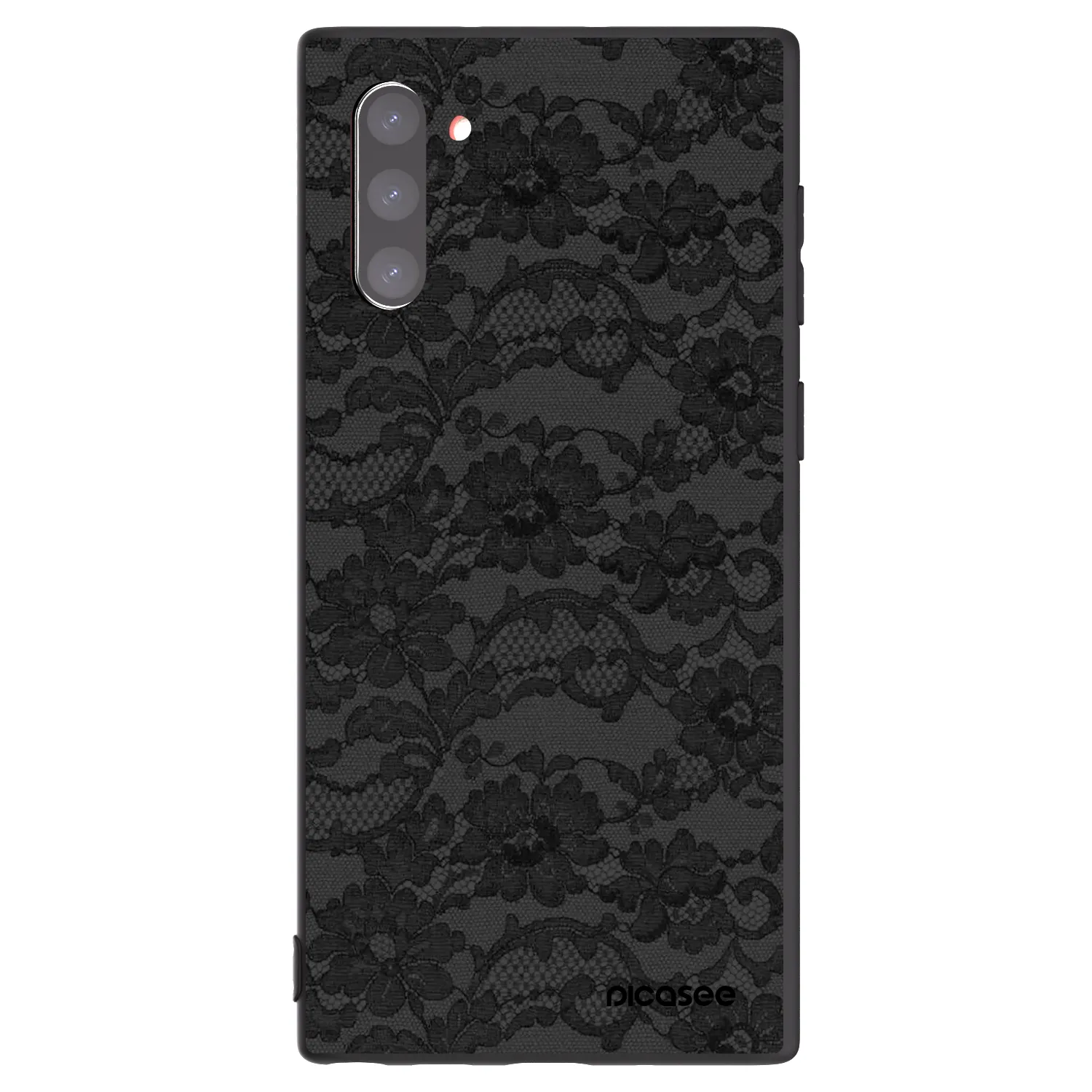 Picasee Samsung Galaxy Note 10 N970F Hülle - Schwarzes Silikon - Dark Elegance
