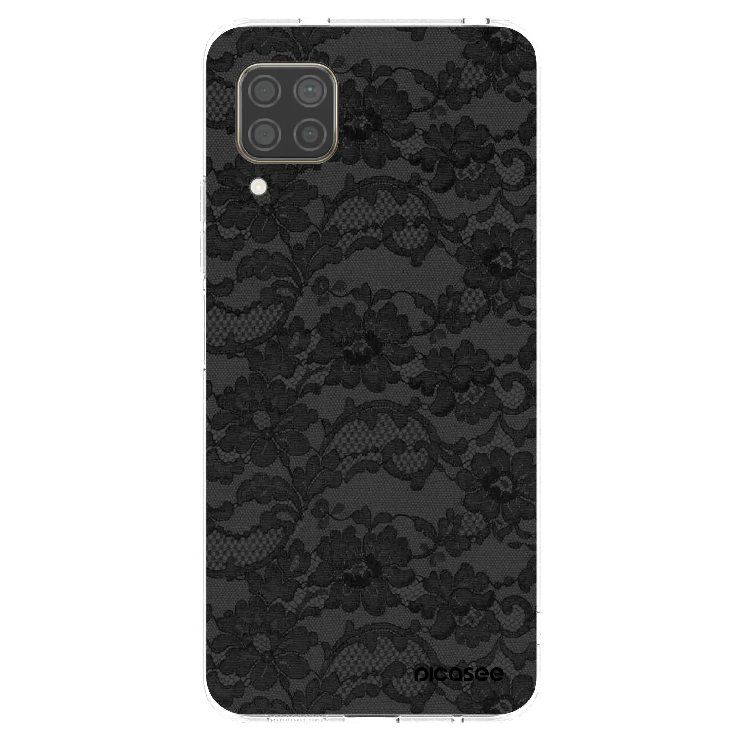 Picasee Huawei P40 Lite Hülle - Transparentes Silikon - Dark Elegance