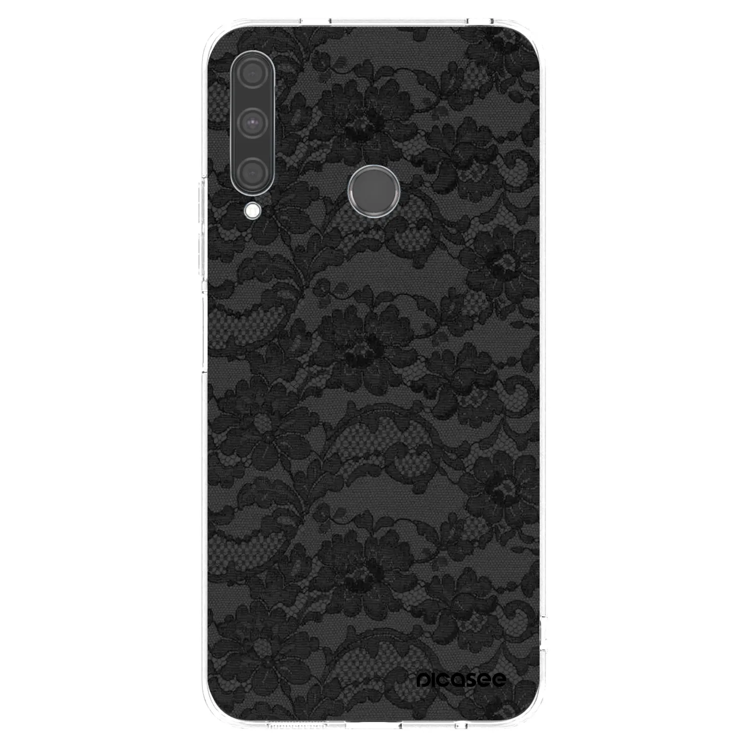 Picasee Huawei P40 Lite E Hülle - Transparentes Silikon - Dark Elegance
