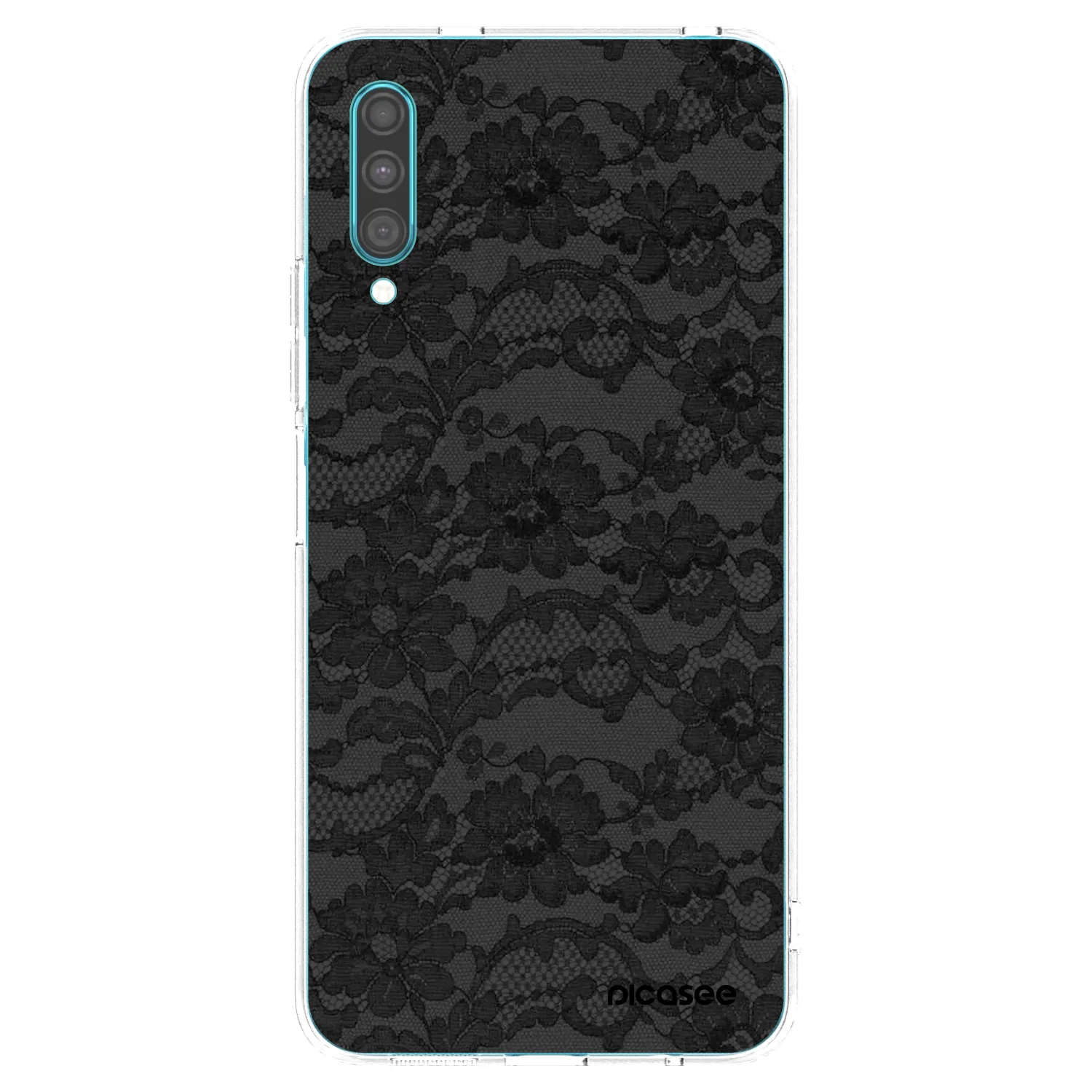 Picasee Samsung Galaxy A30s A307F Hülle - Transparentes Silikon - Dark Elegance