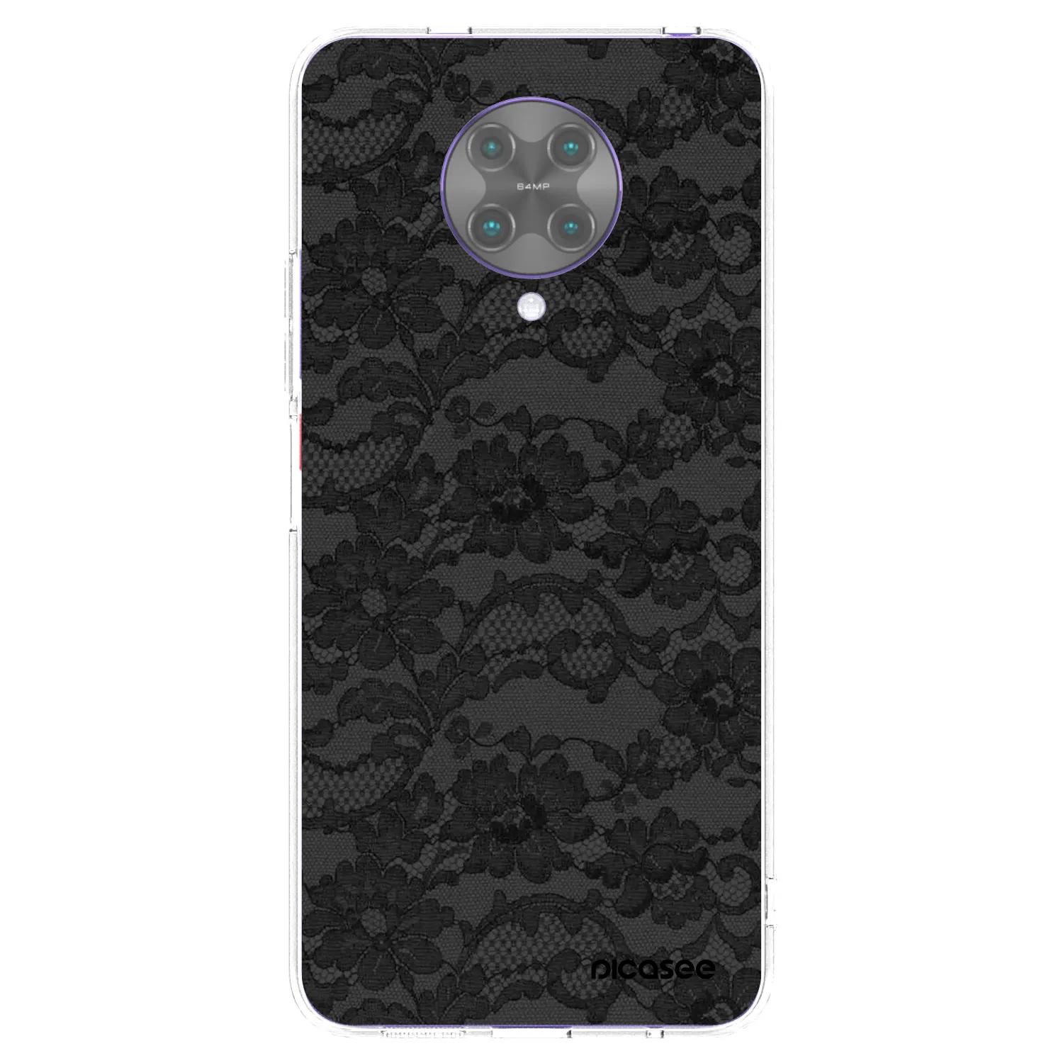 Picasee Xiaomi Poco F2 Pro Hülle - Transparentes Silikon - Dark Elegance