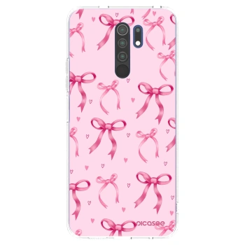 Picasee Xiaomi Redmi 9 Hülle - Transparentes Silikon - Bow Aesthetic