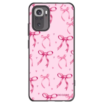Picasee Xiaomi Redmi Note 10 Hülle - Schwarzes Silikon - Bow Aesthetic