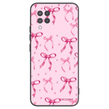 Picasee Samsung Galaxy A42 A426B Hülle - Schwarzes Silikon - Bow Aesthetic