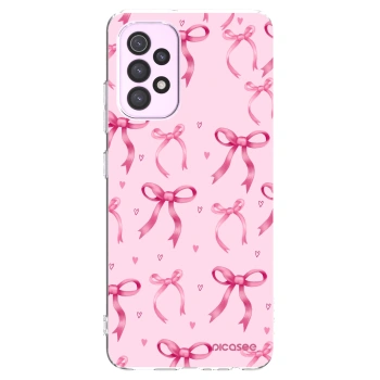 Picasee Samsung Galaxy A32 5G A326B Hülle - Transparentes Silikon - Bow Aesthetic