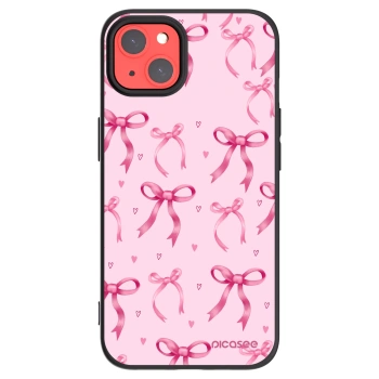 Picasee Apple iPhone 13 Hülle - Schwarzes Silikon - Bow Aesthetic
