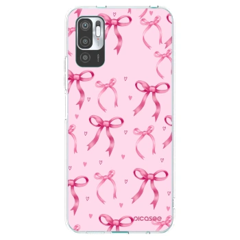 Picasee Xiaomi Redmi Note 10 5G Hülle - Transparentes Silikon - Bow Aesthetic