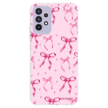 Picasee Samsung Galaxy A32 4G SM-A325F Hülle - Transparentes Silikon - Bow Aesthetic