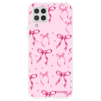 Picasee Samsung Galaxy A22 A225F 4G Hülle - Transparentes Silikon - Bow Aesthetic
