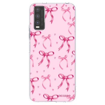 Picasee Vivo Y20s Hülle - Transparentes Silikon - Bow Aesthetic