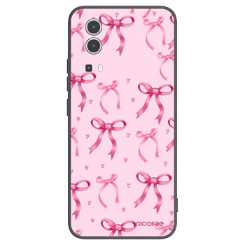 Picasee Vivo Y72 5G Hülle - Schwarzes Silikon - Bow Aesthetic