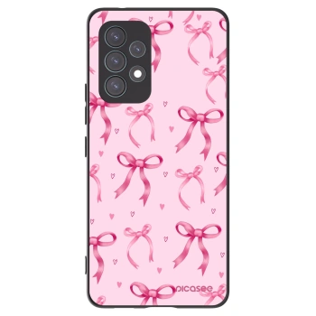 Picasee Samsung Galaxy A53 5G A536 Hülle - Schwarzes Silikon - Bow Aesthetic