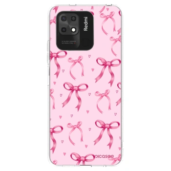 Picasee Xiaomi Redmi 10C Hülle - Transparentes Silikon - Bow Aesthetic