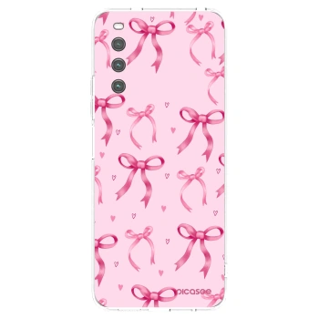 Picasee Sony Xperia 10 IV 5G Hülle - Transparentes Silikon - Bow Aesthetic