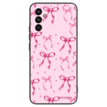 Picasee Samsung Galaxy M13 M135F Hülle - Schwarzes Silikon - Bow Aesthetic