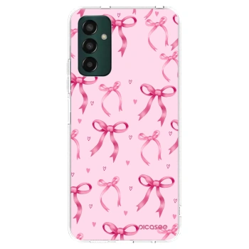 Picasee Samsung Galaxy M13 M135F Hülle - Transparentes Silikon - Bow Aesthetic