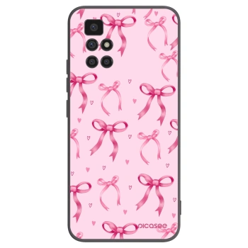 Picasee Xiaomi Redmi 10 (2022) Hülle - Schwarzes Silikon - Bow Aesthetic