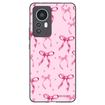 Picasee Xiaomi 12T Hülle - Schwarzes Silikon - Bow Aesthetic