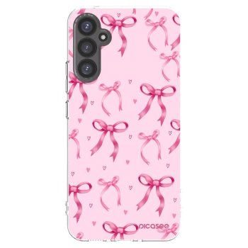 Picasee Samsung Galaxy A34 5G A346B Hülle - Transparentes Silikon - Bow Aesthetic
