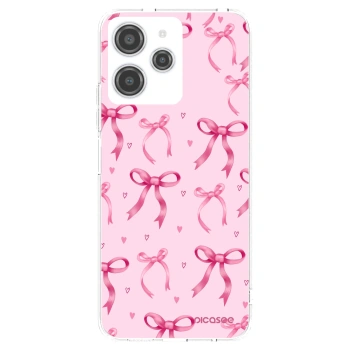 Picasee Xiaomi Redmi 12 4G Hülle - Transparentes Silikon - Bow Aesthetic