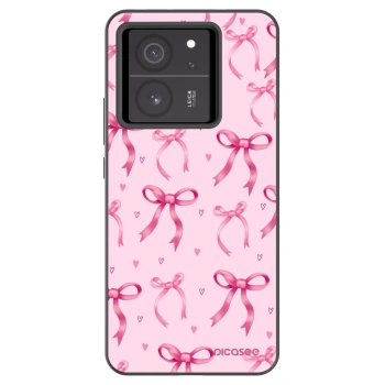 Picasee Xiaomi 13T Pro Hülle - Schwarzes Silikon - Bow Aesthetic