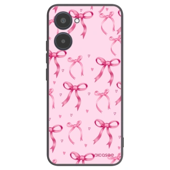 Picasee Realme 10 4G Hülle - Schwarzes Silikon - Bow Aesthetic