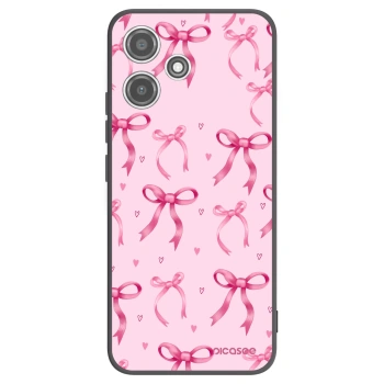 Picasee Xiaomi Redmi 12 5G Hülle - Schwarzes Silikon - Bow Aesthetic
